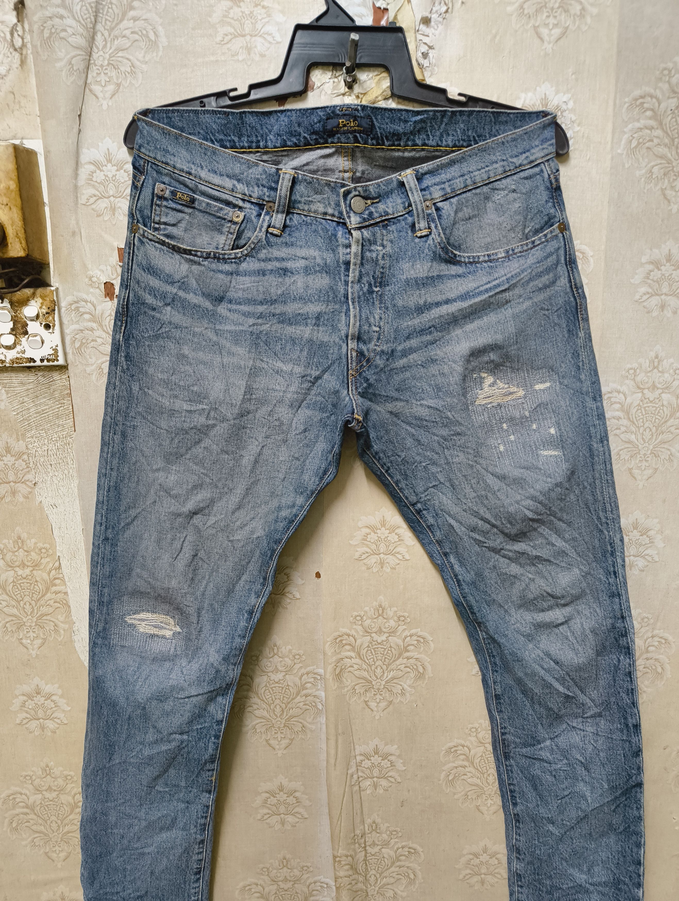 Polo Ralph Lauren Polo Ralph Lauren The Sullivan distressed jeans Size US 34 / EU 50 - 12 Thumbnail
