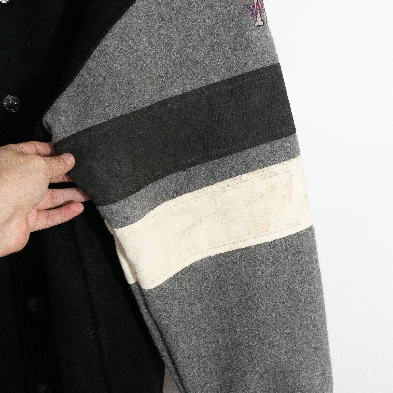 Vintage Vintage Negro League Black Yankees Wool Bomber Jacket XL Size US XL / EU 56 / 4 - 8 Thumbnail