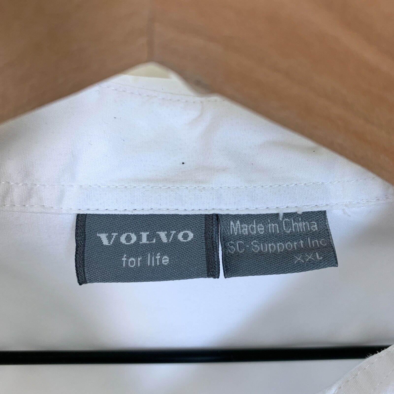 Other Volvo Employee Button Down Shirt White Long Sleeve 2X Size US XXL / EU 58 / 5 - 6 Thumbnail