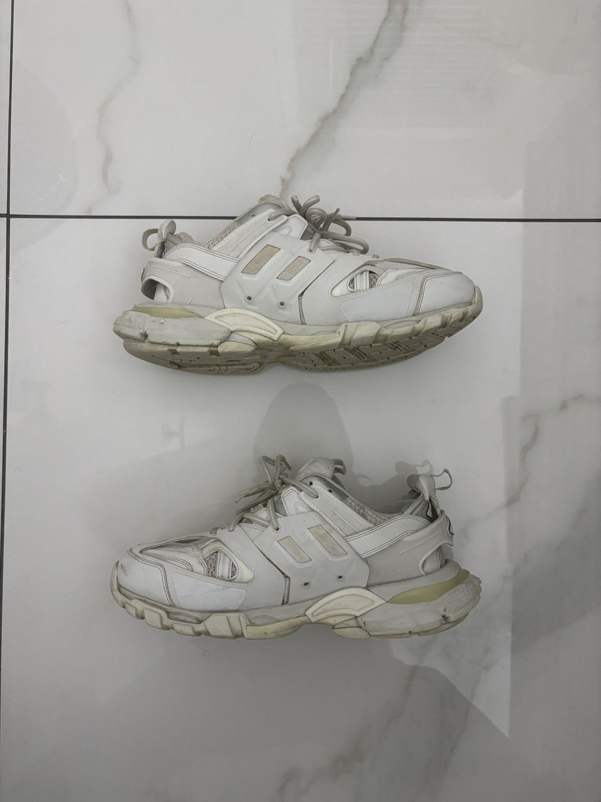 Balenciaga White Balenciaga Tracks Size US 9 / EU 42 - 1 Thumbnail