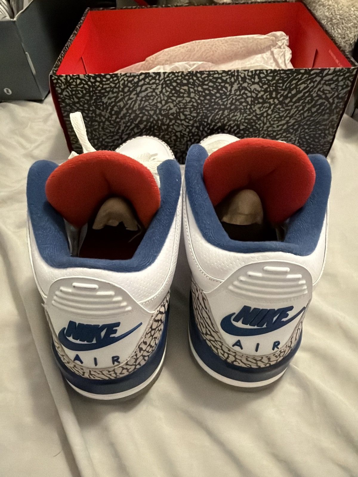 Nike Air Jordan 3 Retro True Blue Size US 11 / EU 44 - 2 Thumbnail