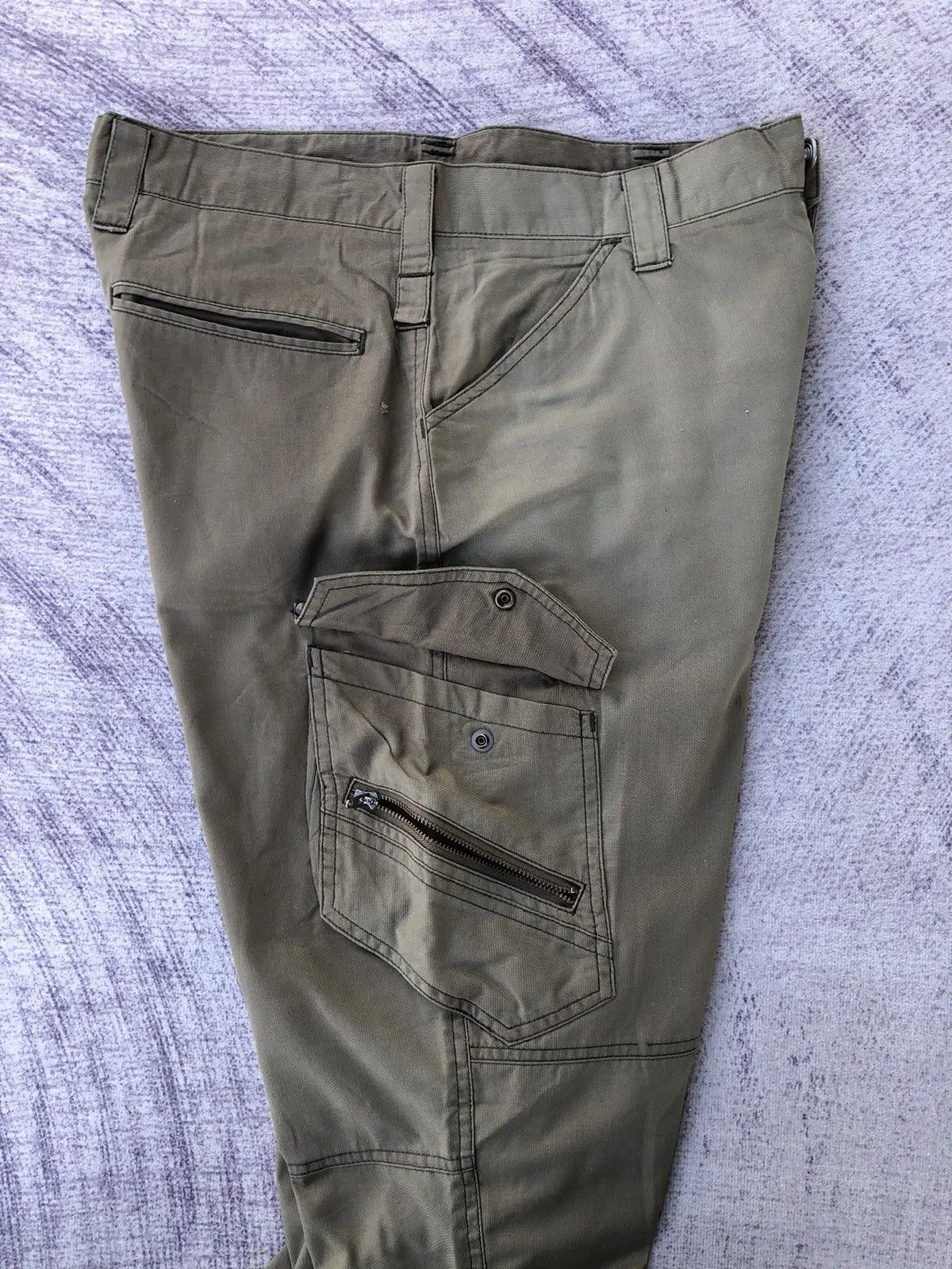 Japanese Brand Faded Cargo Jawin Multipocket Tactical Pants Size US 30 / EU 46 - 19 Thumbnail