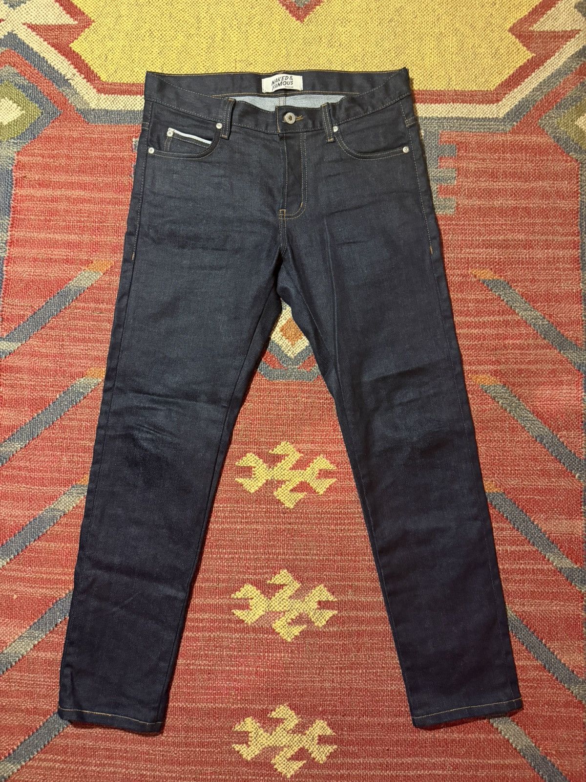 Naked & Famous Naked & famous superguy nightshade stretch Size US 31 - 1 Thumbnail