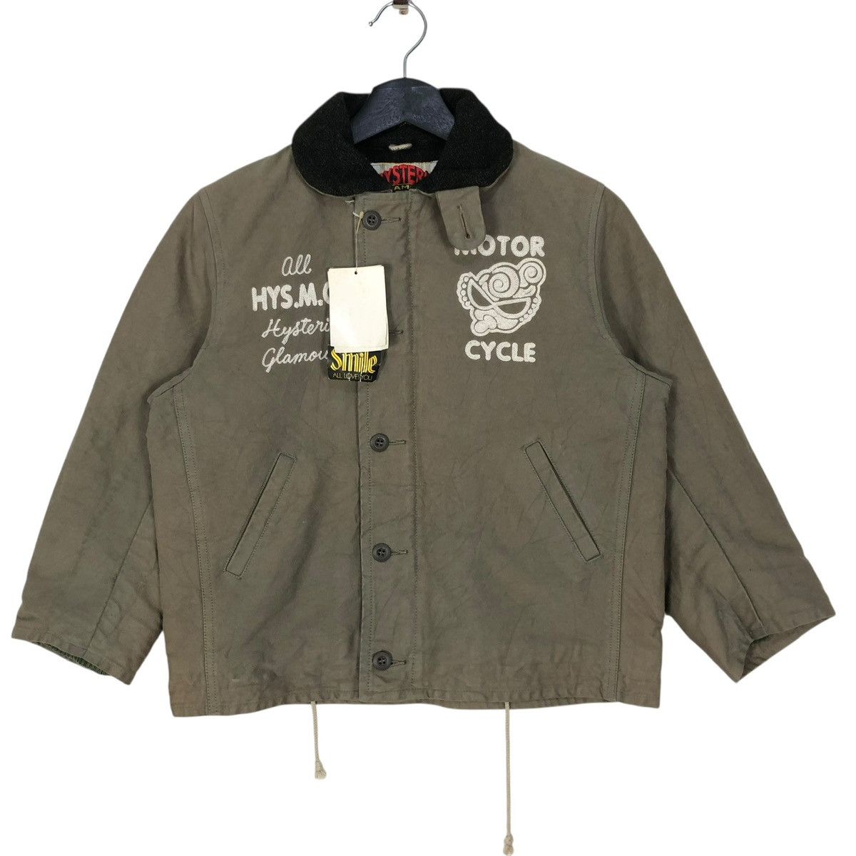 Hysteric Glamour Vintage Hysteric Glamour Canvas Jacket Sun Faded For Kids Size US S / EU 44-46 / 1 - 1 Thumbnail