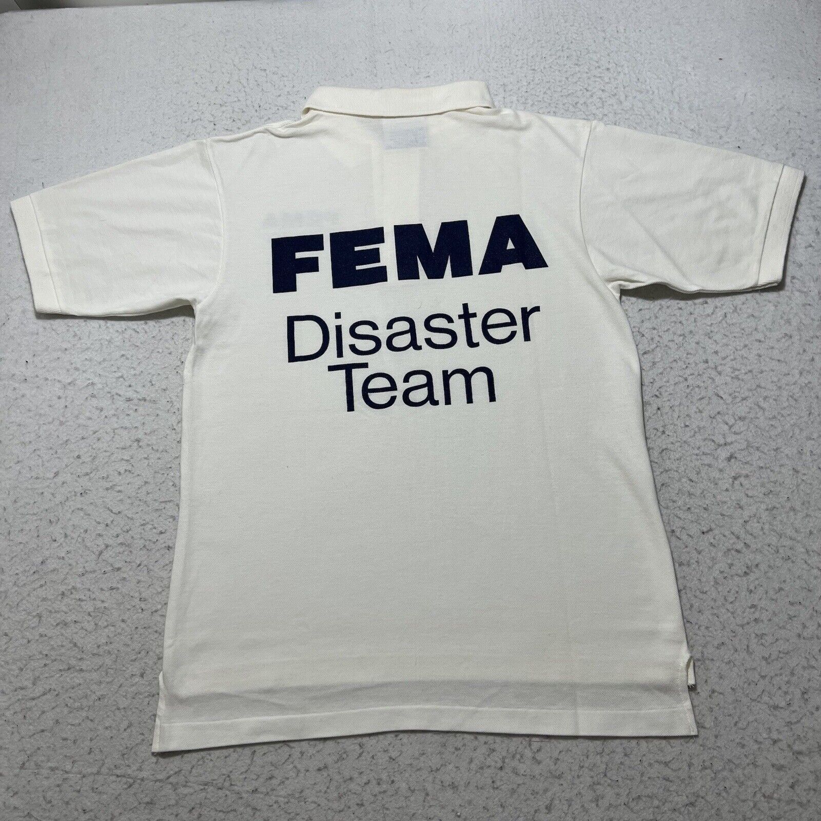 Hanes Vintage FEMA Disaster Team Medium Polo Hanes Shirt USA Size US M / EU 48-50 / 2 - 1 Thumbnail