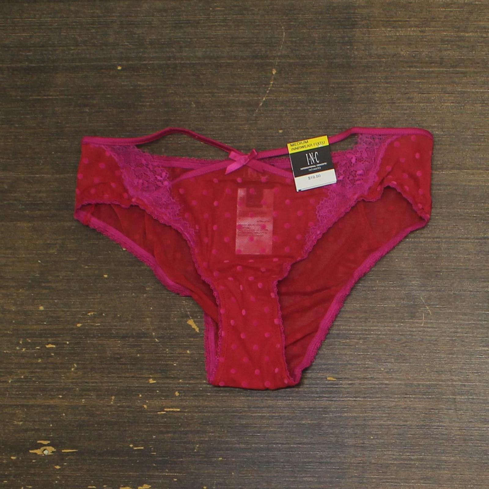 Other Nwt Inc International Concepts Mesh Underwear Crimson Red M Size ONE SIZE - 1 Thumbnail