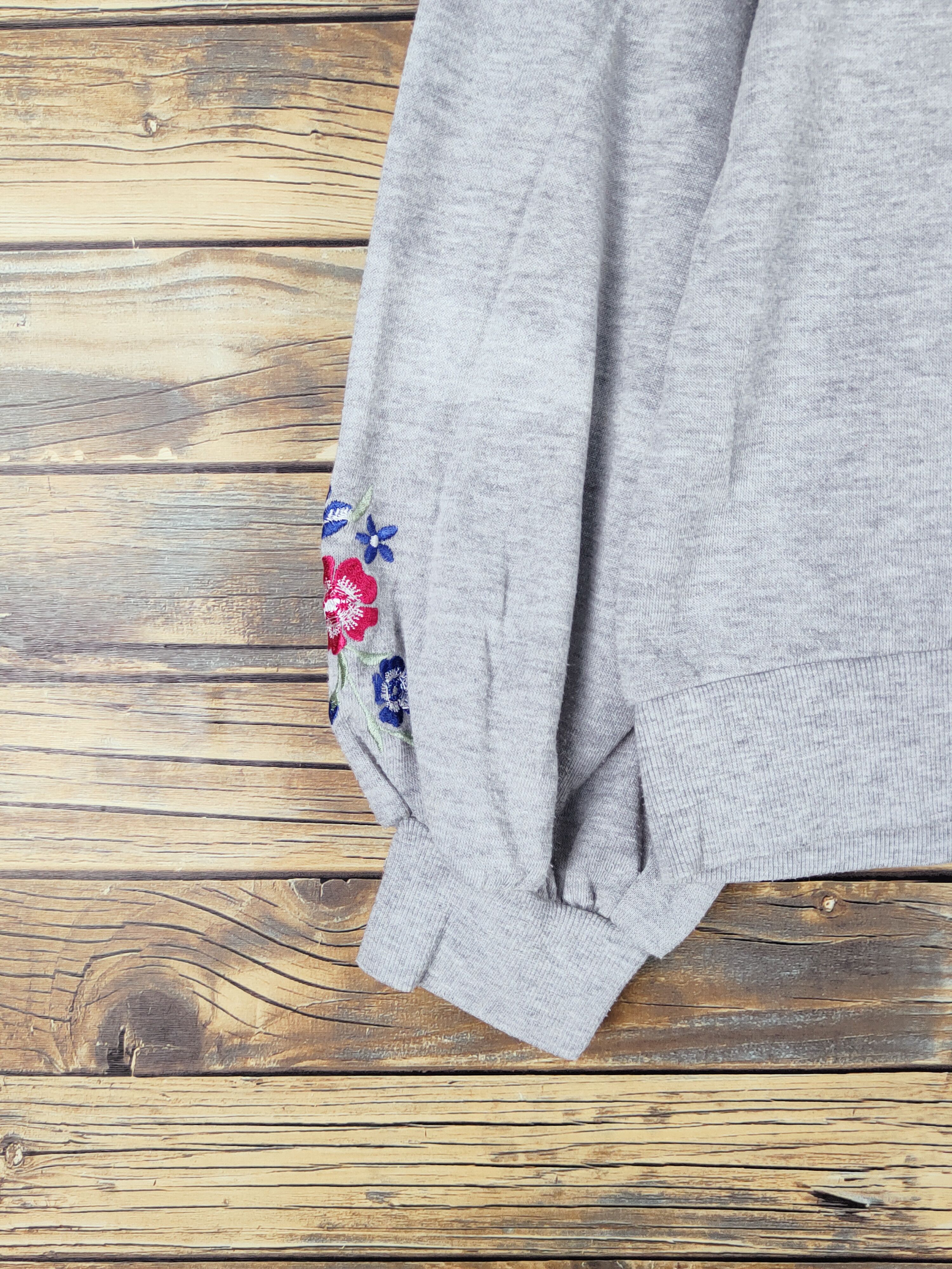 Japanese Brand × Vintage L'espoir Gray Sweatshirts #W1164 Size L / US 10 / IT 46 - 4 Thumbnail