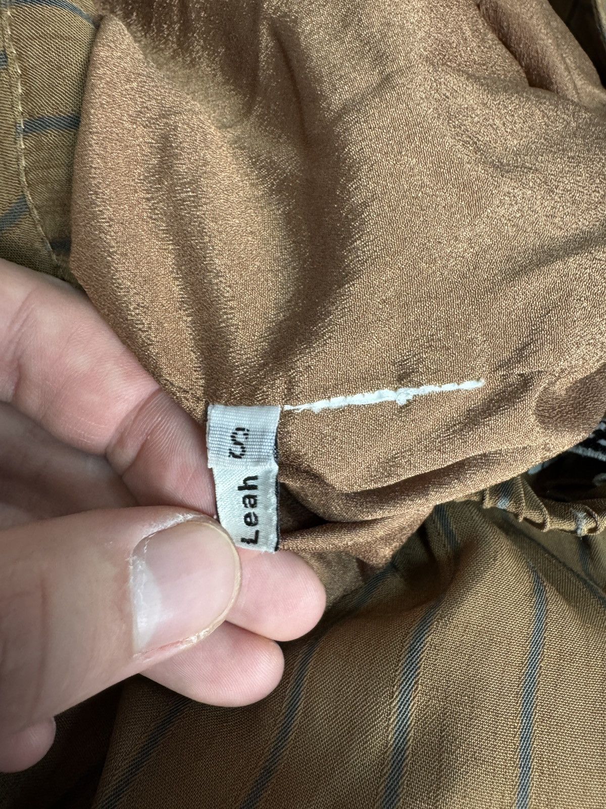 Dior Christian Dior Striped Jumpsuit Logo Straps Brown Size S Size S / US 4 / IT 40 - 11 Thumbnail