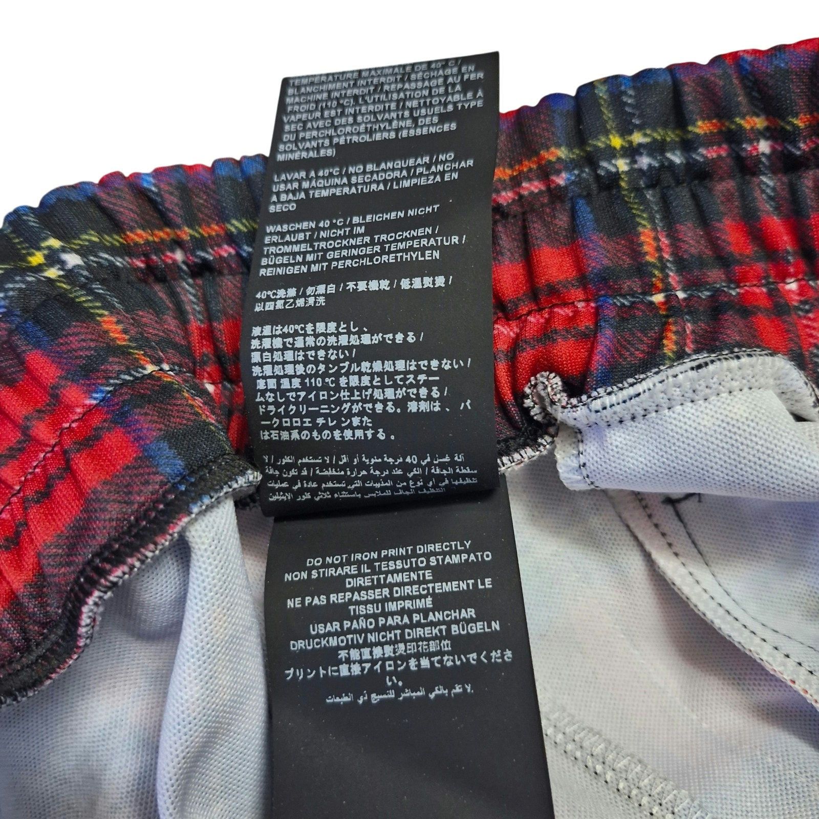 Palm Angels Palm Angels Red Plaid Track Pants Size M Size US 32 / EU 48 - 6 Thumbnail
