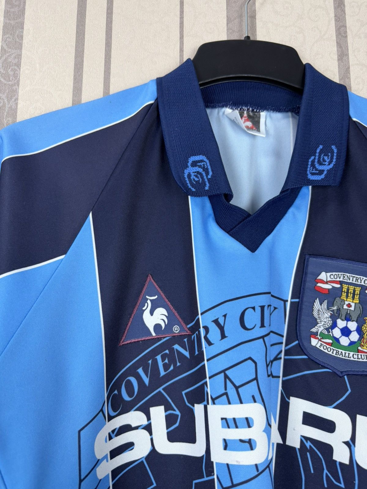 Le Coq Sportif COVENTRY CITY Le coq sportif Home Jersey 1997/1998 Camiseta Size US S / EU 44-46 / 1 - 4 Thumbnail