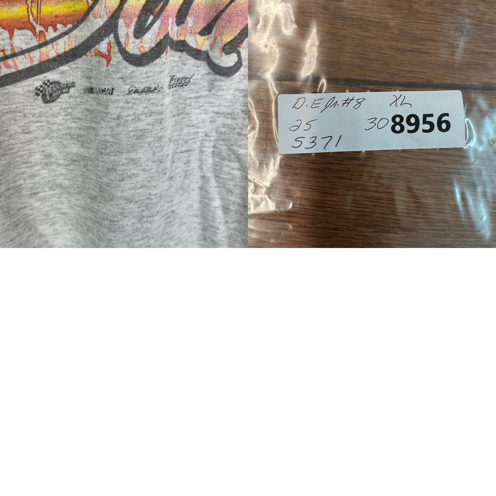 Budweiser VINTAGE Dale Earnhardt Jr. Budweiser NASCAR T-Shirt XL Gray 90s Graphic Mens Size US XL / EU 56 / 4 - 8 Thumbnail