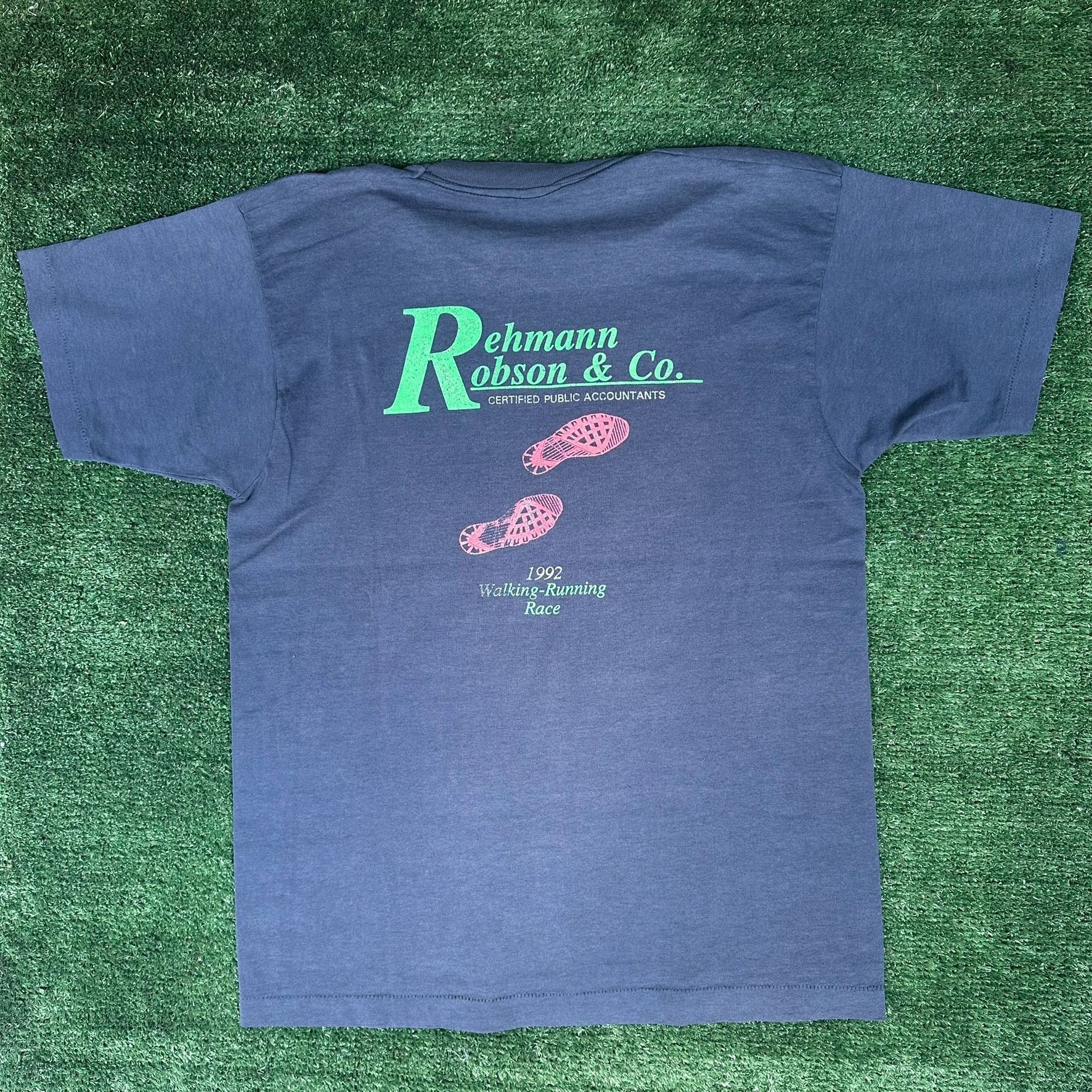 Vintage Vintage 90s Running Race Michigan T-Shirt Sun Faded Single S Size US L / EU 52-54 / 3 - 6 Thumbnail