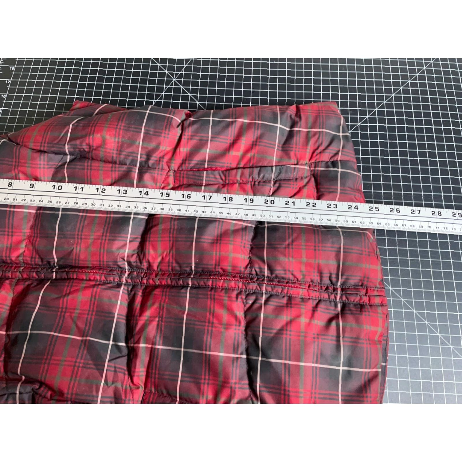 Eddie Bauer Eddie Bauer Vest Puffer Jacket Women's Medium Red Shadow Plaid Full Zip Down Insulated Casual All Seasons Size M / US 6-8 / IT 42-44 - 6 Thumbnail