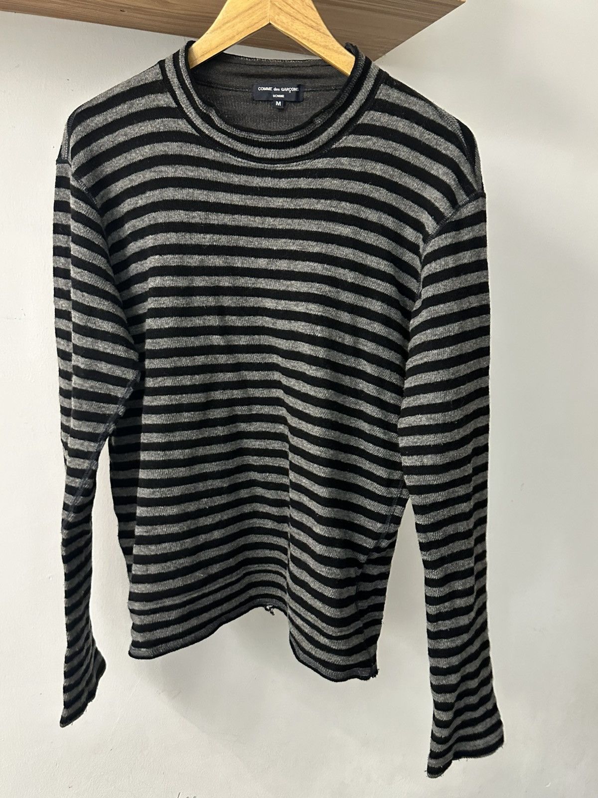 Comme des Garcons AW13 Comme des Garcons Stripes Mohair Sweater L/S Size US M / EU 48-50 / 2 - 13 Thumbnail