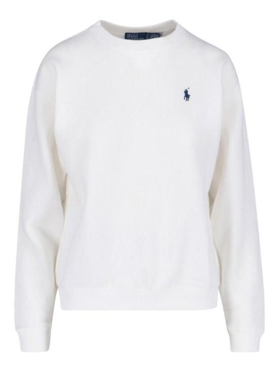 Polo Ralph Lauren POLO RALPH LAUREN Women Hoodies 211 943006 001 White Size S / US 4 / IT 40 - 1 Thumbnail
