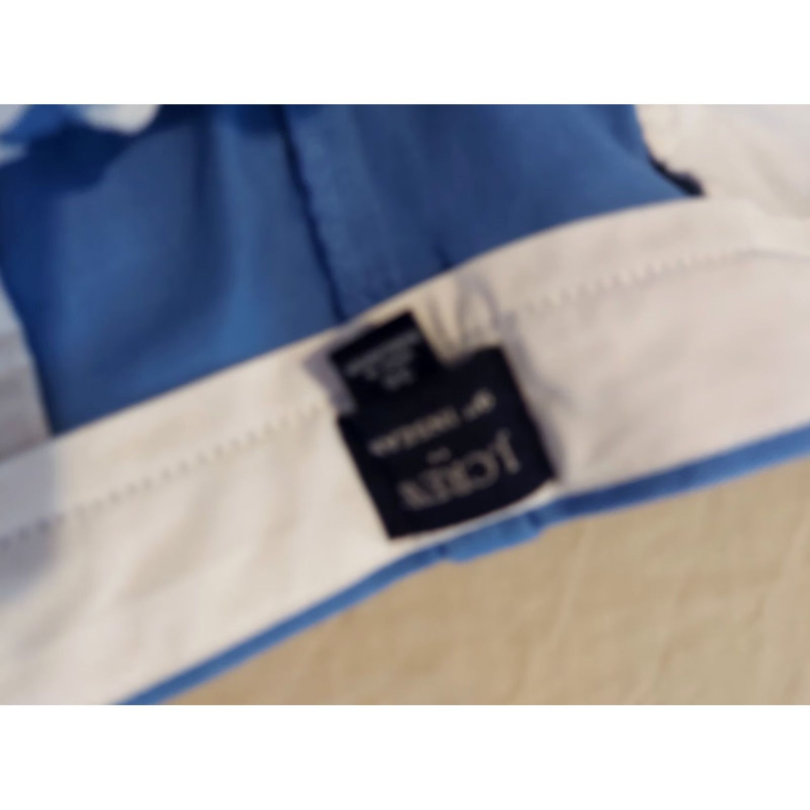 J.Crew J.CREW Men Shorts 36 Blue Cotton Chino Khaki Regular Size 36 Mens Size US 36 / EU 52 - 3 Thumbnail