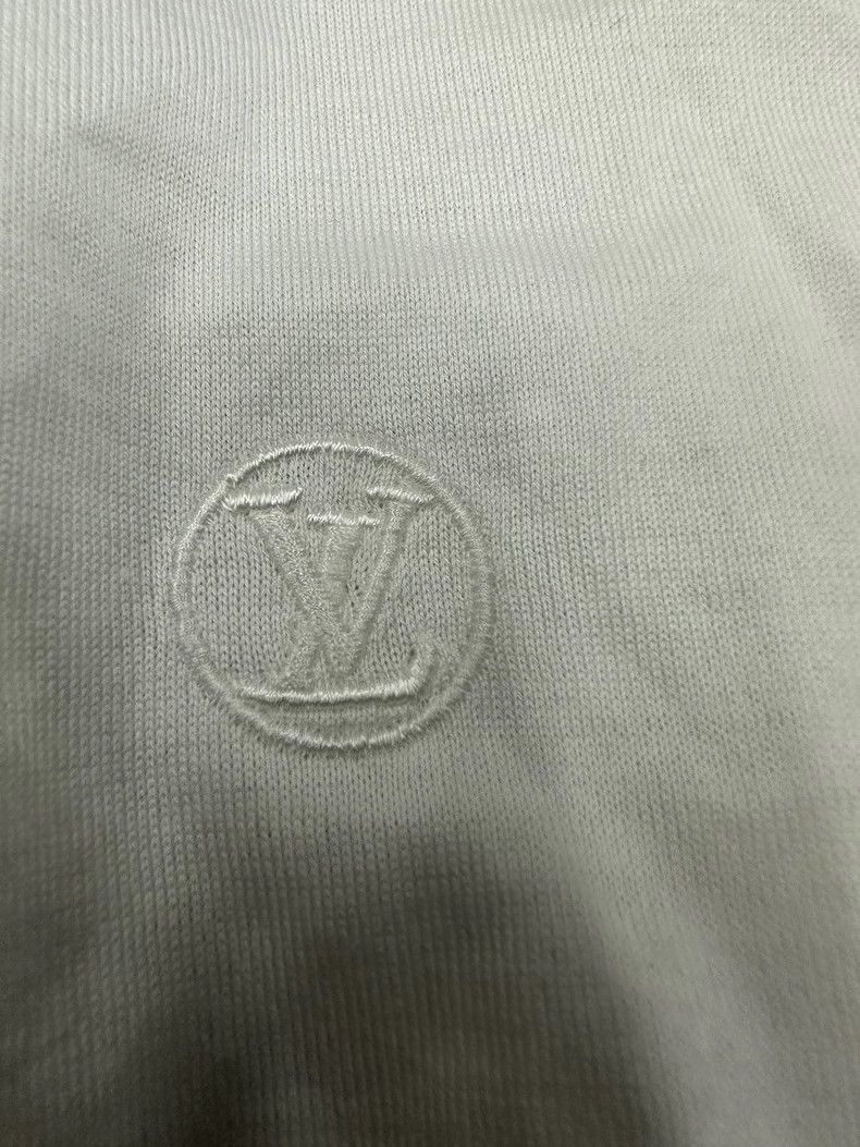 Louis Vuitton Louis Vuitton Embroidered logo crew neck pullover short sle Size US XXL / EU 58 / 5 - 4 Thumbnail