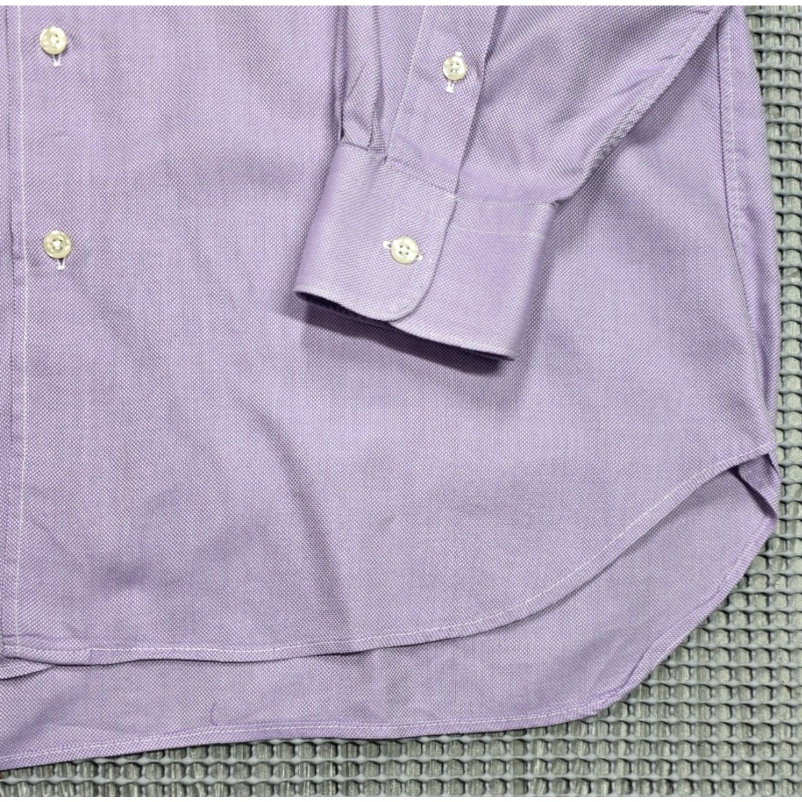 Vintage VINTAGE Gitman Bros Shirt Mens 16-34 Purple Button-Up Long Sleeve USA Size US L / EU 52-54 / 3 - 4 Thumbnail