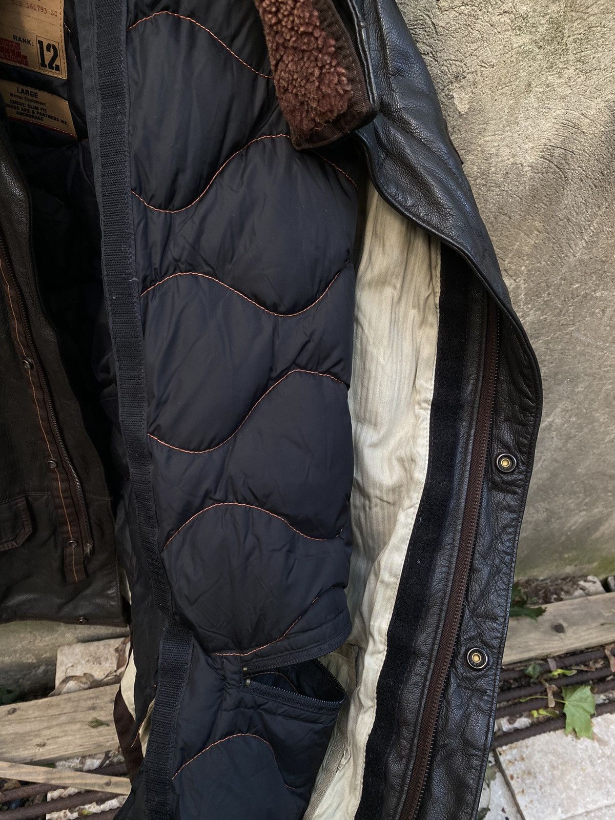 Parajumpers Parajumpers Leather Multipocket Insulated Jacket Size US L / EU 52-54 / 3 - 13 Thumbnail