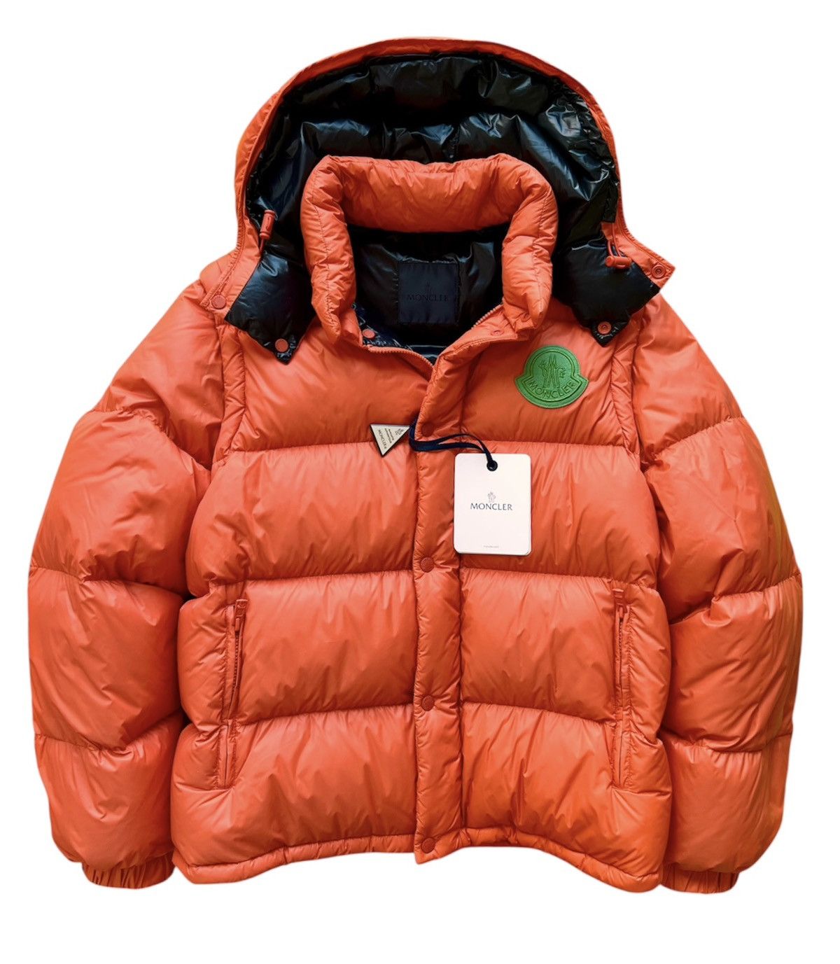 Moncler L Moncler Cyclone Short Down Jacket goose orange vest 2 jn 1 Size US L / EU 52-54 / 3 - 5 Thumbnail