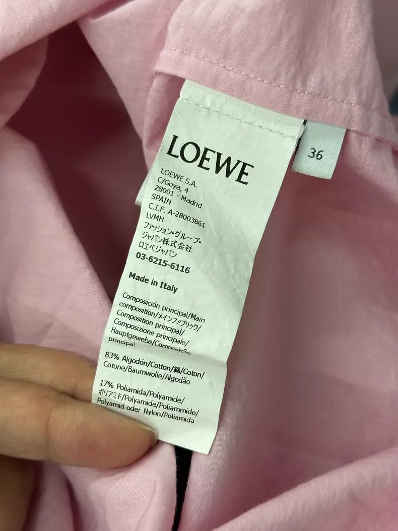 Loewe LOEWE Pink letter logo shirt long sleeve top Size S / US 4 / IT 40 - 5 Thumbnail