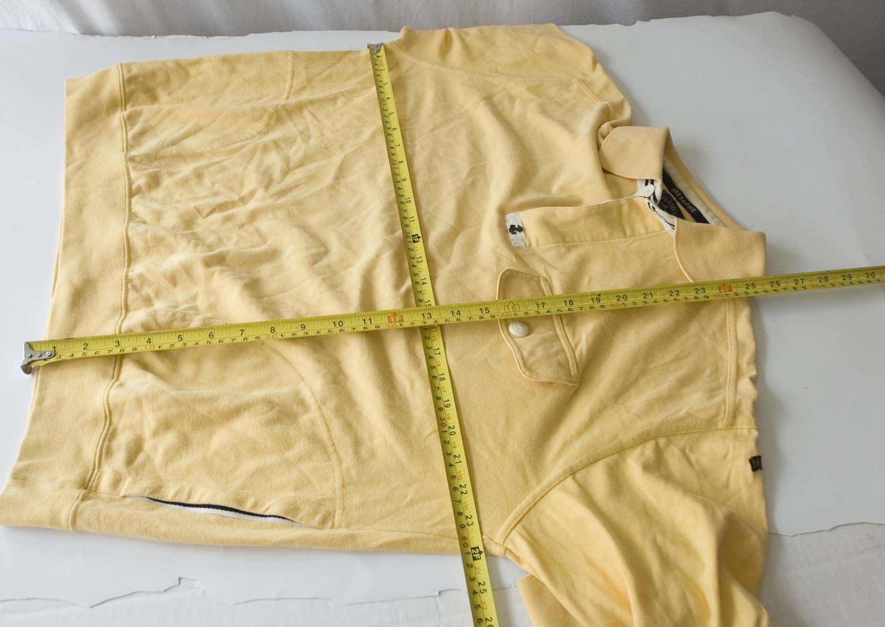 Paul & Shark Paul & Shark Rugby Polo Long Sleeve Sweater Size L Yellow Size US L / EU 52-54 / 3 - 4 Thumbnail