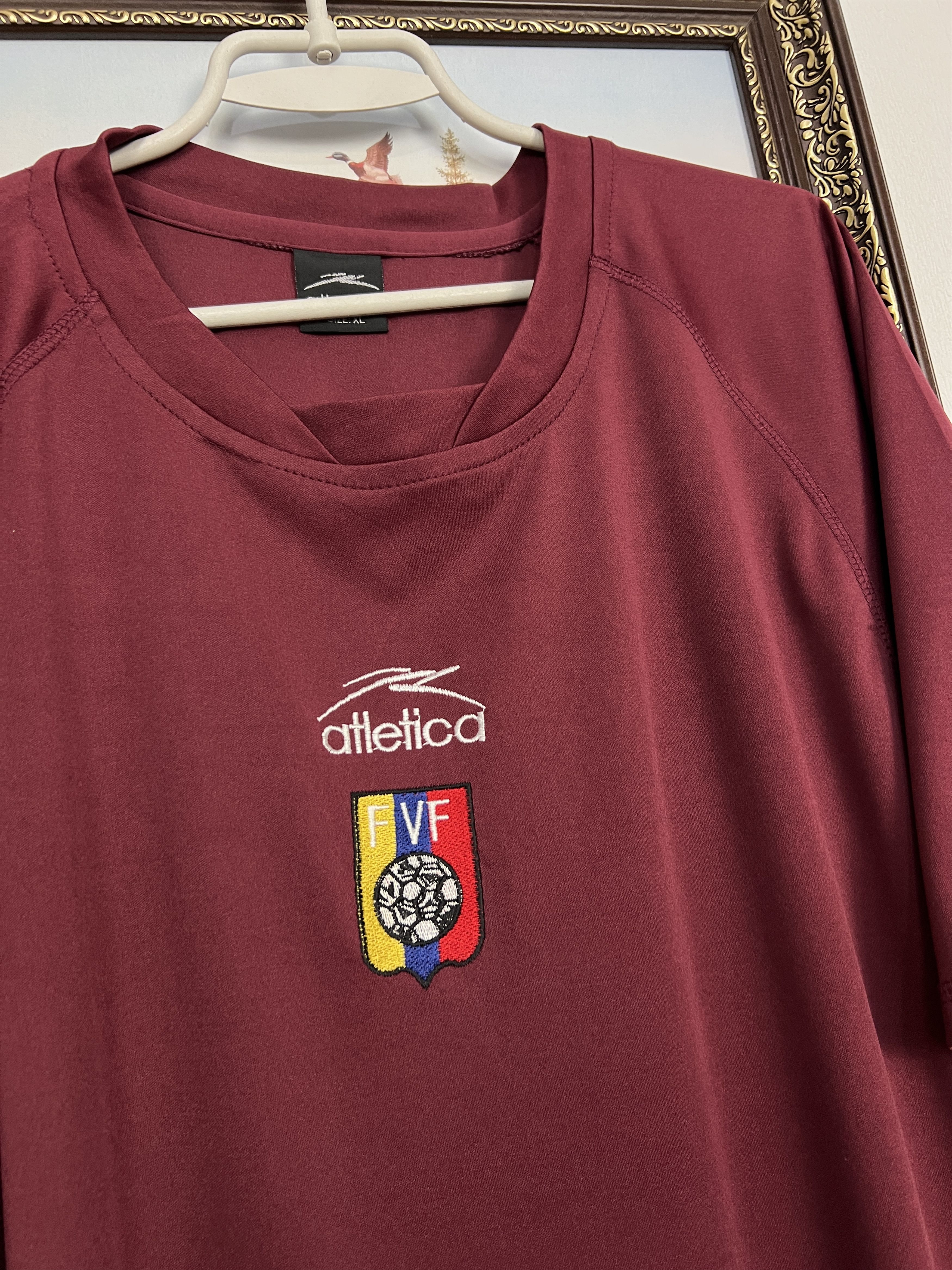 Atletica Venezuela Home football shirt Soccer National Jersey Trikot Size US XL / EU 56 / 4 - 3 Thumbnail