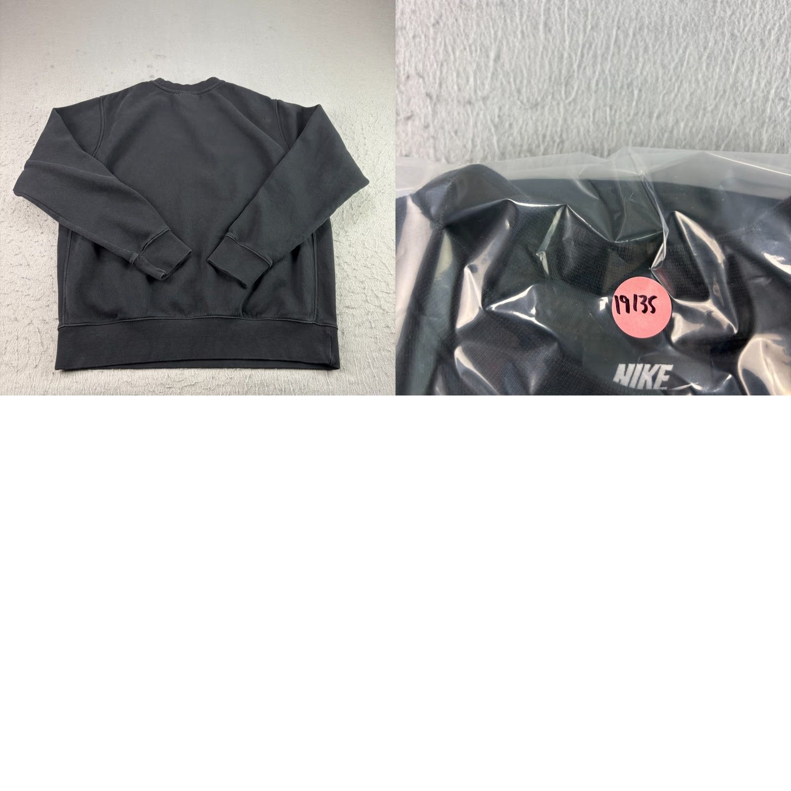 Nike Nike Sweatshirt Mens Medium Black Crew Neck Fleece Pullover Spell Out Size US M / EU 48-50 / 2 - 8 Thumbnail