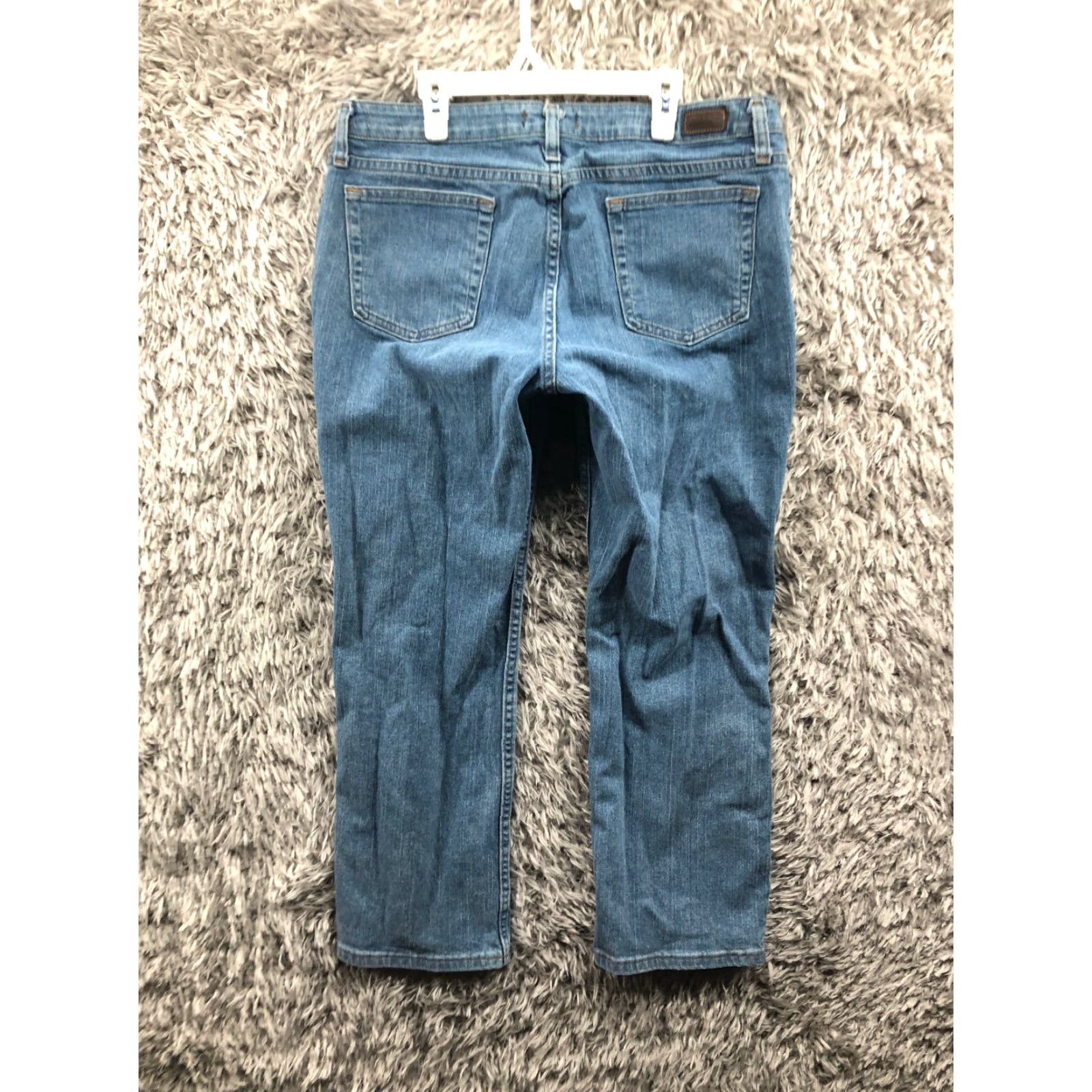 Vintage Riders Jeans Womens Size 14P Mid Rise Dark Wash Blue Denim Size 36" / US 14 / IT 50 - 5 Thumbnail
