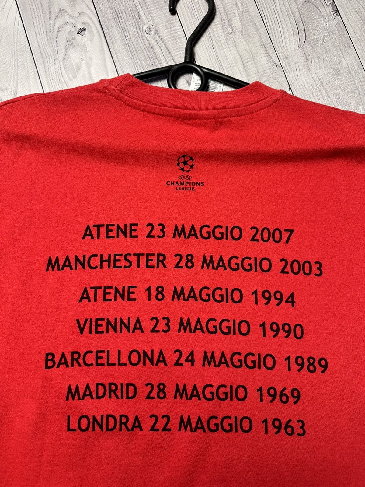Adidas × Vintage Vintage AC Milan Champions League winners soccer tee Adidas Size US S / EU 44-46 / 1 - 7 Thumbnail