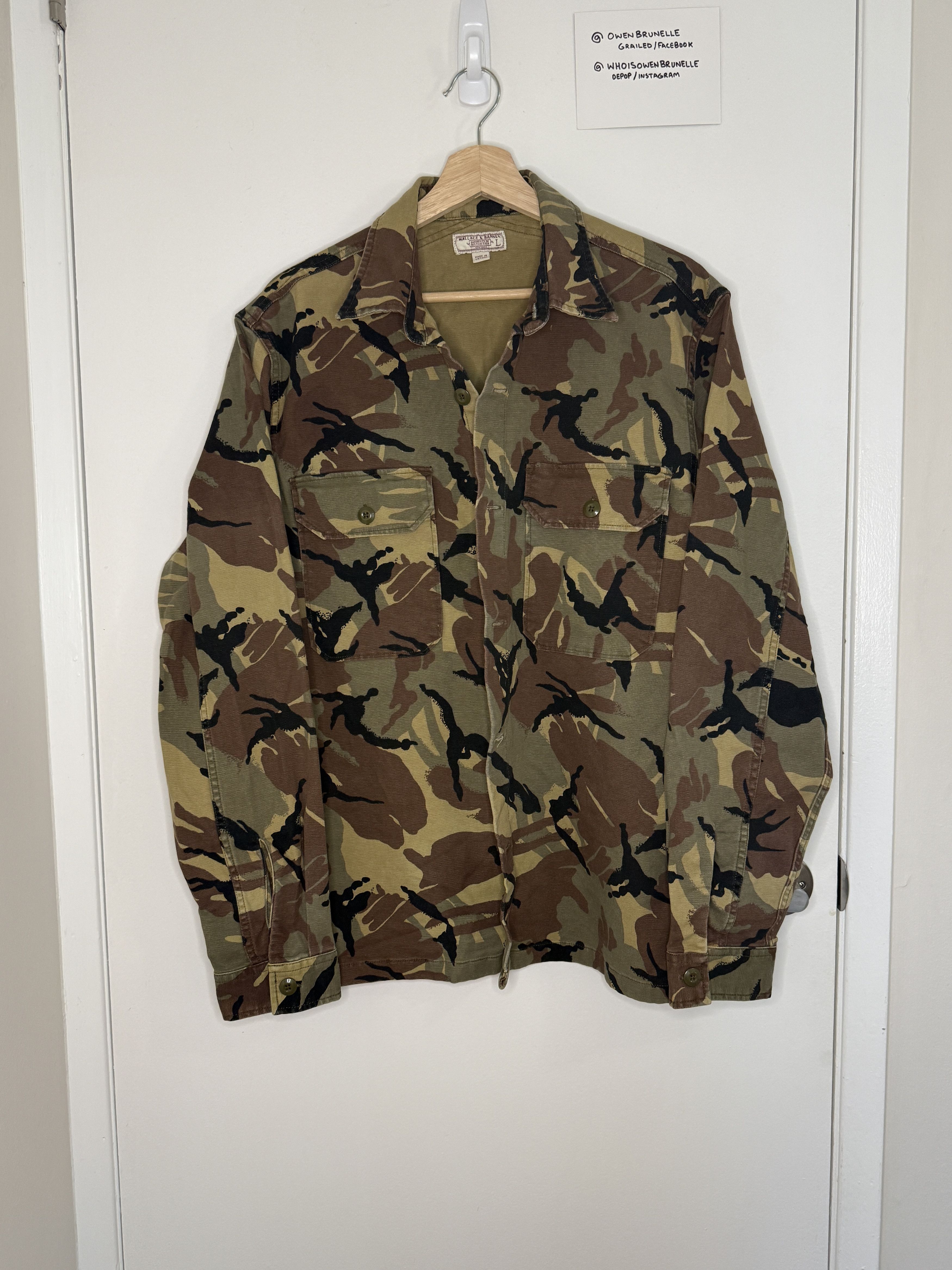 Wallace & Barnes Wallace & Barnes Camo Shirt Jacket L Woodland Military Size US L / EU 52-54 / 3 - 1 Thumbnail