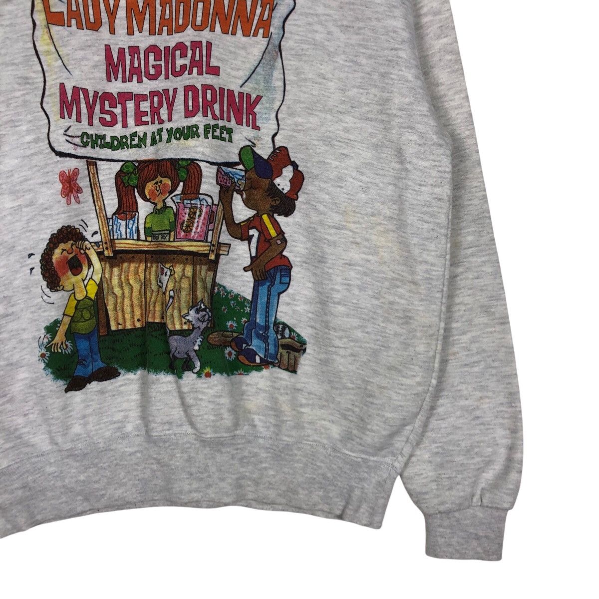 Japanese Brand × Vintage Vintage Lady Madonna Mystery Drink Sweatshirt Art Graphic Size US S / EU 44-46 / 1 - 4 Thumbnail