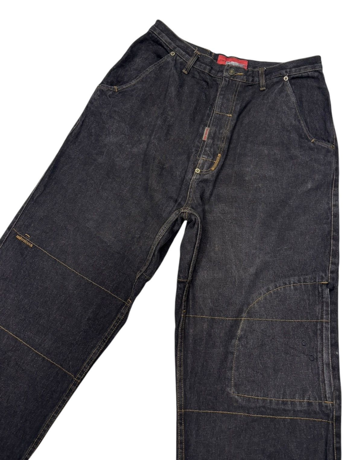 Hysteric Glamour OG🔥SKATER JEANS BAGGY WIDE LEG JEANS HUSH TRADERS ARTISAN Size US 32 / EU 48 - 9 Thumbnail