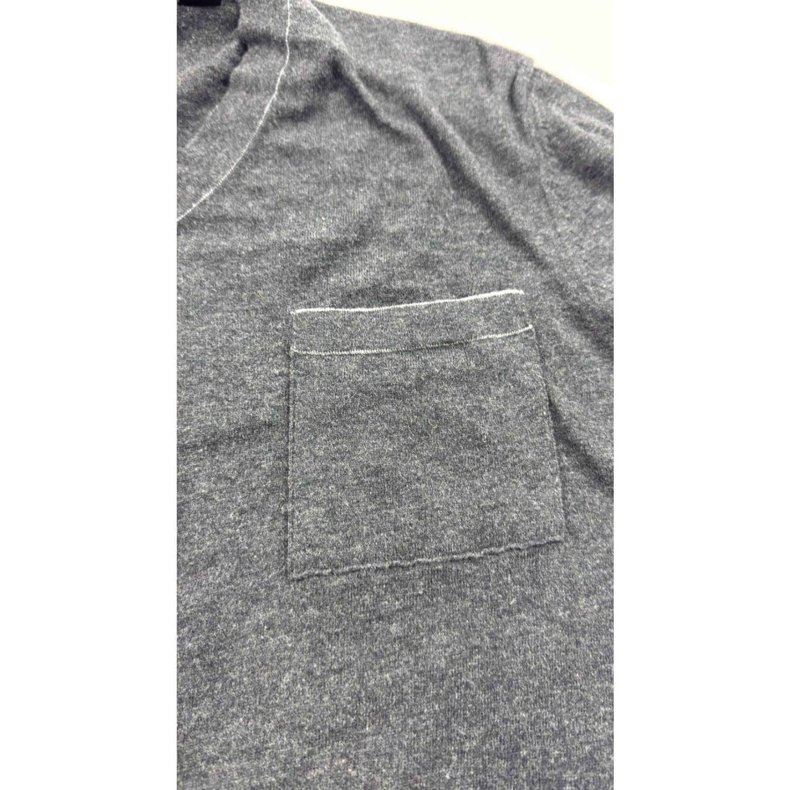 Hugo Boss Hugo Boss Sweater Mens XL Gray V-Neck Slim Fit Cotton Cashmere Pullover with Pockets All Seasons Size US XL / EU 56 / 4 - 3 Thumbnail