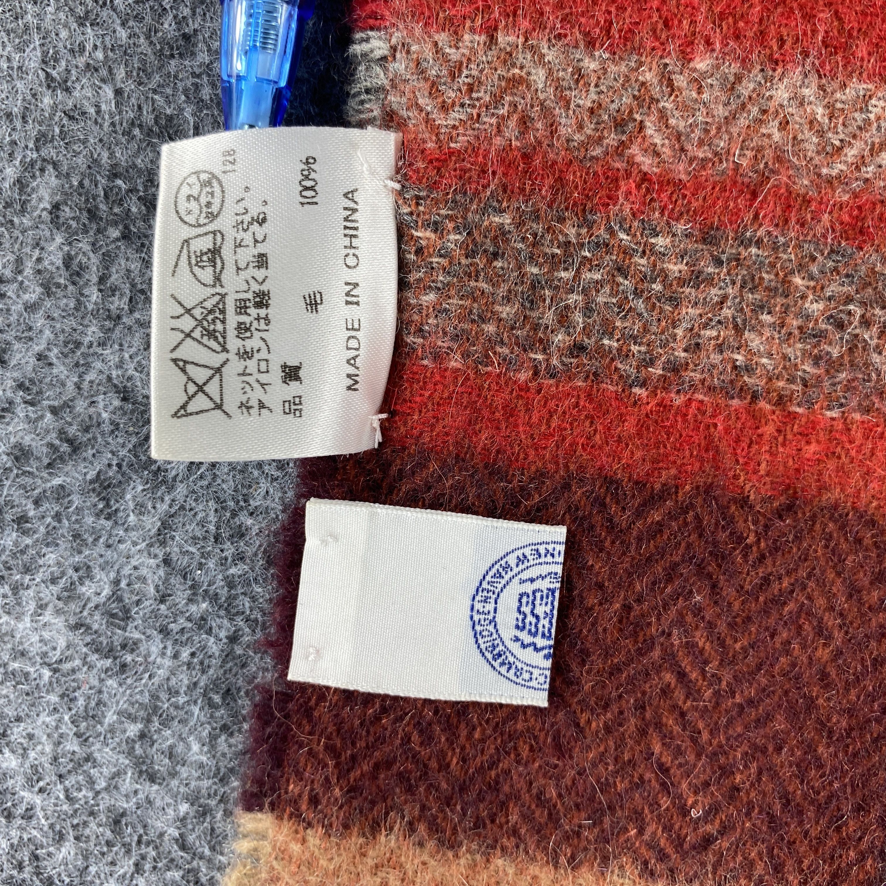 J. Press × Vintage J. Press Scarf # Muffler # Neckwear # D484 Size ONE SIZE - 2 Thumbnail
