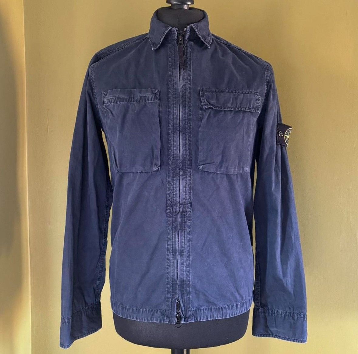 Stone Island Stone island navy blue overshirt Size US S / EU 44-46 / 1 - 1 Thumbnail