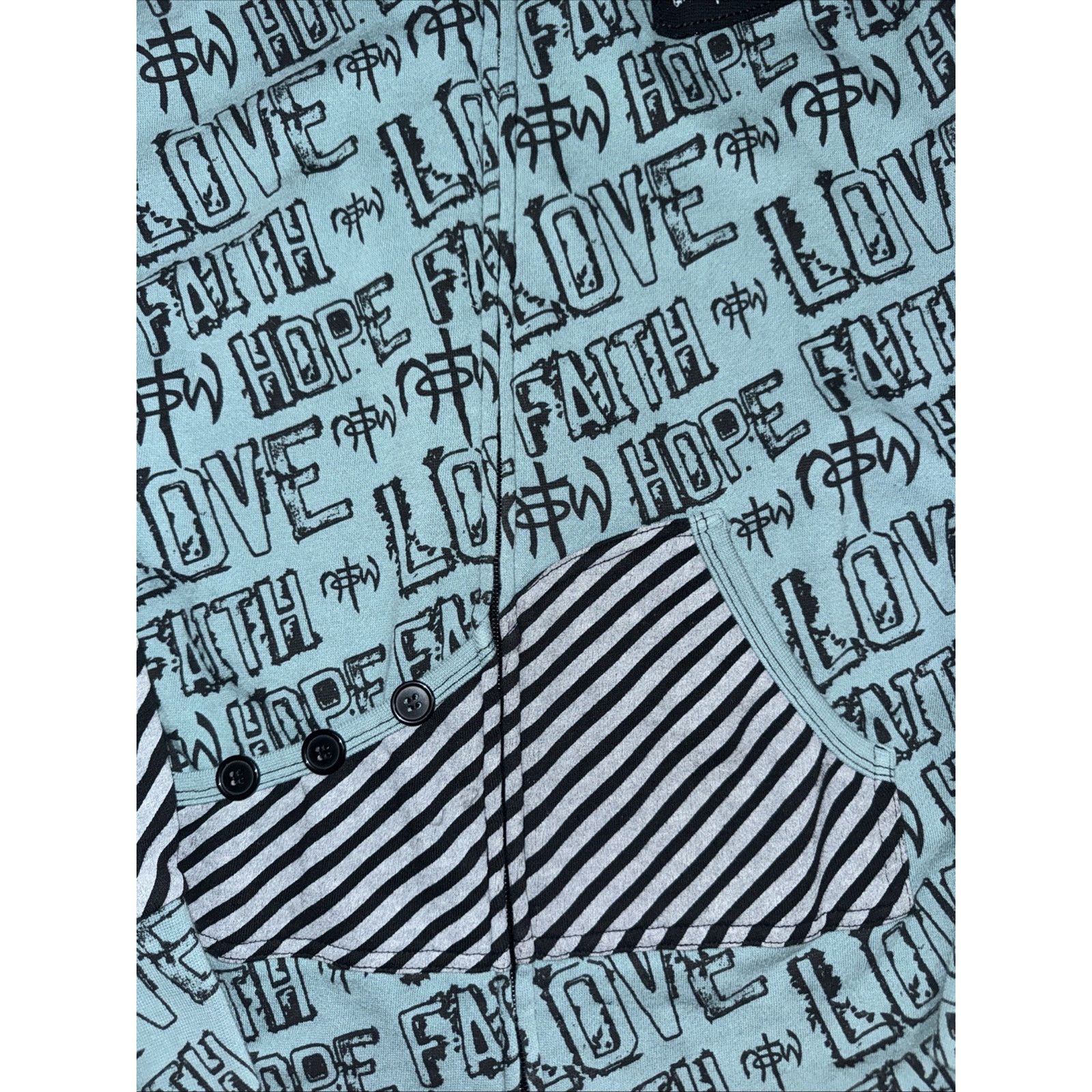 Vintage Vintage Not Of This World Full Zip Hoodie L 19x26 Y2K Goth Size L / US 10 / IT 46 - 2 Thumbnail