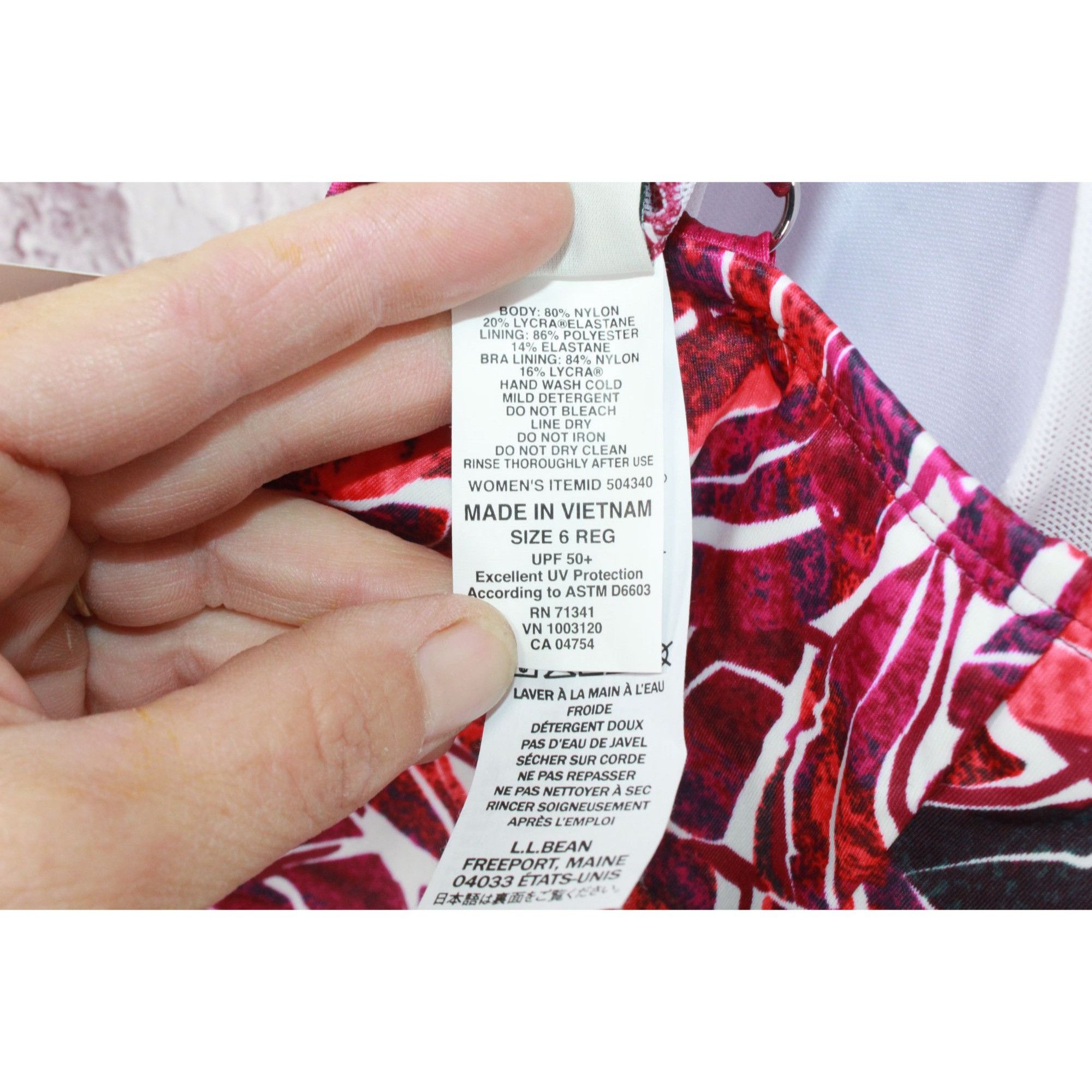 L.L. Bean LL Bean Mix & Match Swimwear Square Neck Tankini Top Size M / US 6-8 / IT 42-44 - 8 Thumbnail