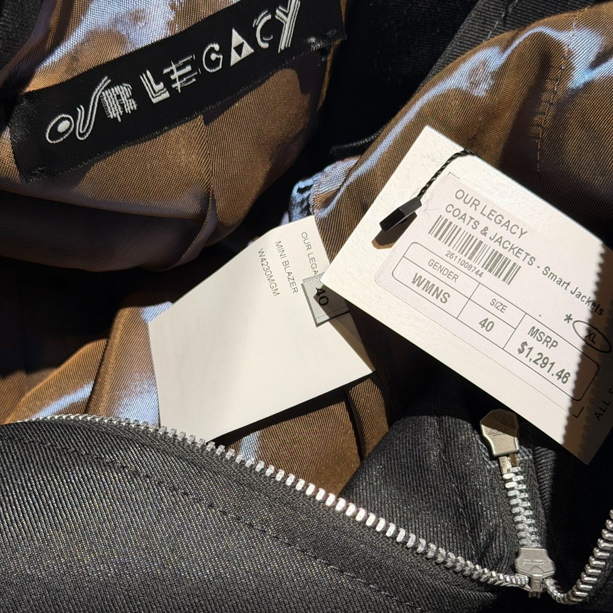 Our Legacy $1,300 Wool “mini” blazer Size US S / EU 44-46 / 1 - 2 Thumbnail