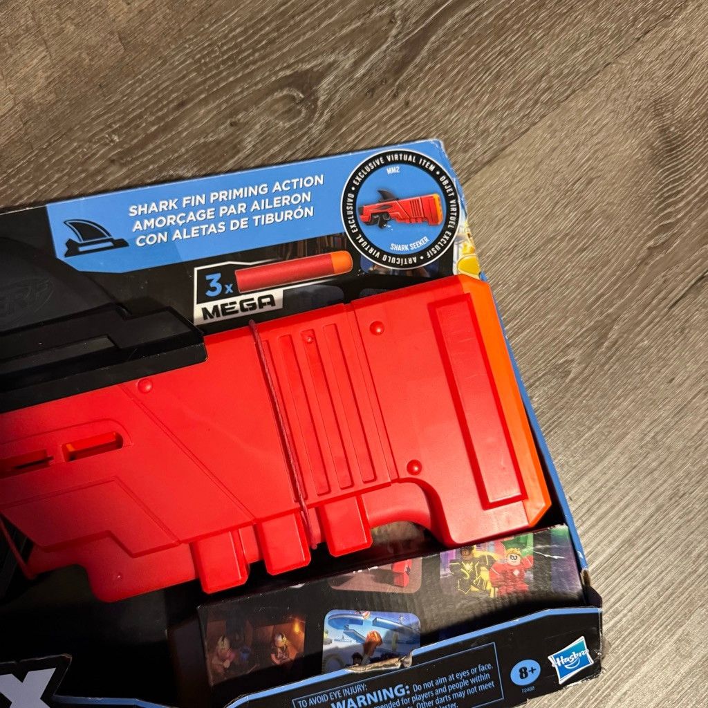 NEFF NERF X Roblox MM2 Shark Seeker Gun With Codes Size ONE SIZE - 4 Thumbnail
