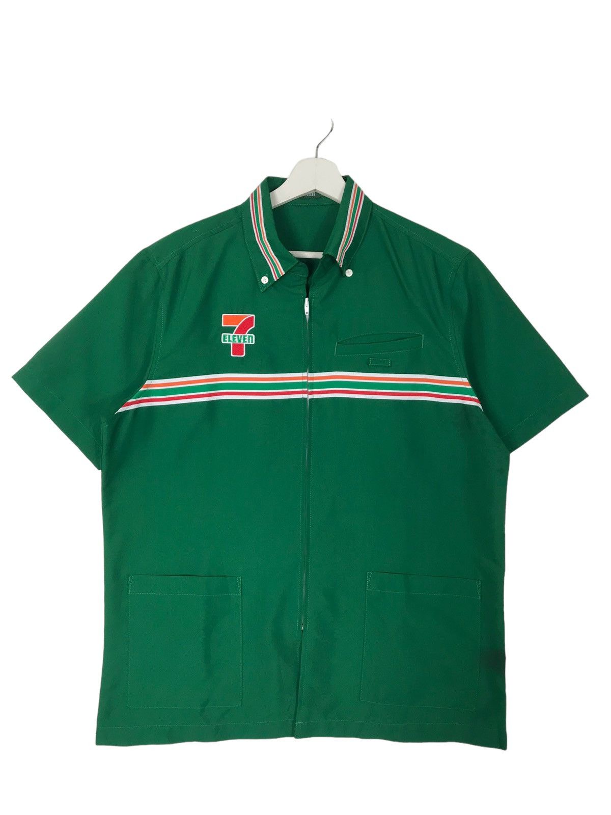 Designer 💥 7ELEVEN WORK ZIPPER SHIRTS Size US L / EU 52-54 / 3 - 6 Thumbnail