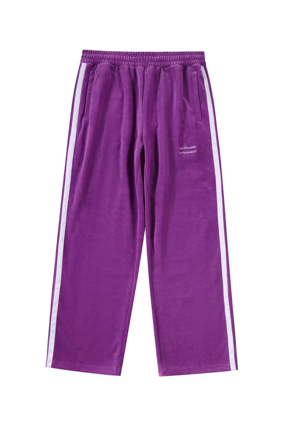 Unknown London Velour Track Pants Size US 29 - 1 Thumbnail