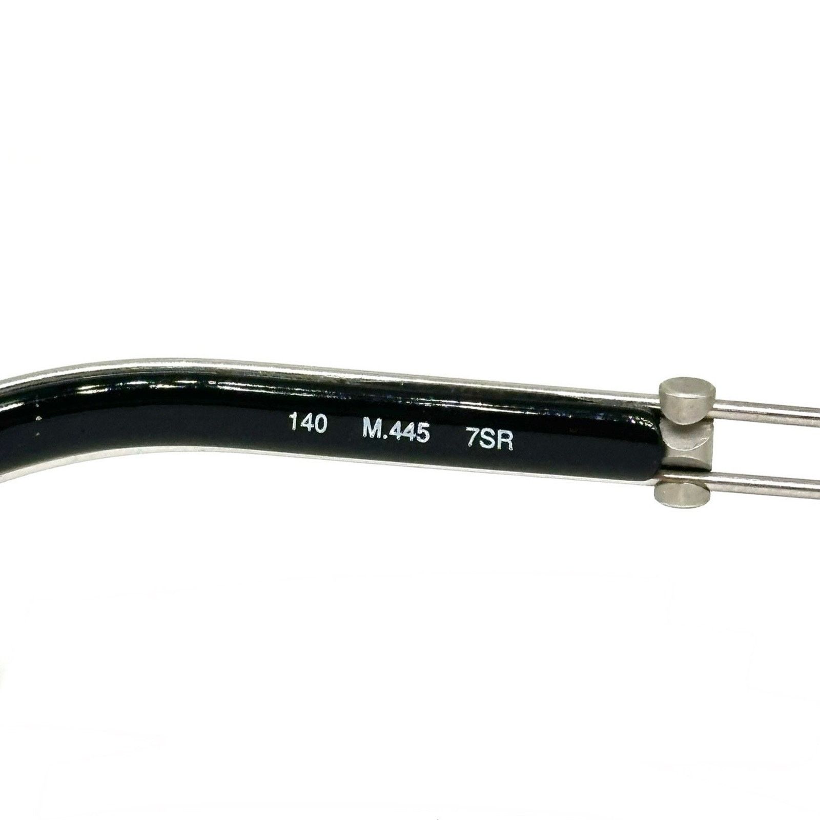 Missoni Missoni M445 steampunk silver eyeglasses frames Italy 80 NOS Size ONE SIZE - 7 Thumbnail