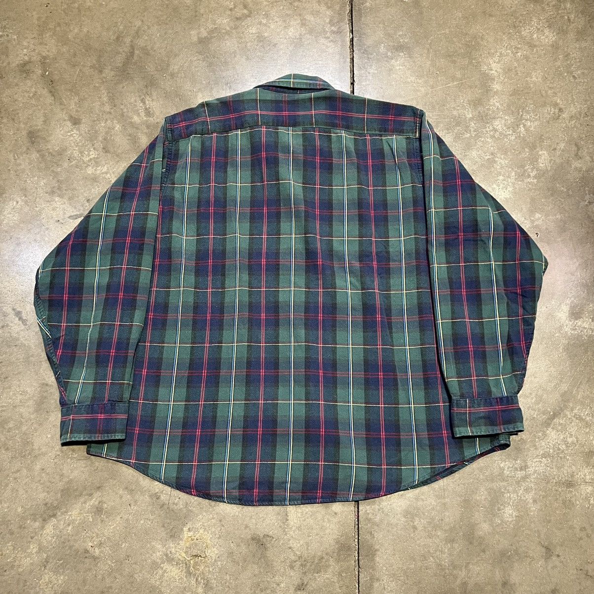 L.L. Bean Vintage LL Bean Plaid Flannel Shirt Button Up Outdoor Hiking Size US XL / EU 56 / 4 - 6 Thumbnail