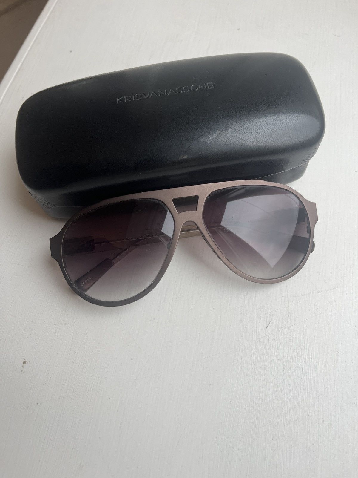 KRIS VAN ASSCHE Linda farrow サングラス（Kris Van Assche x