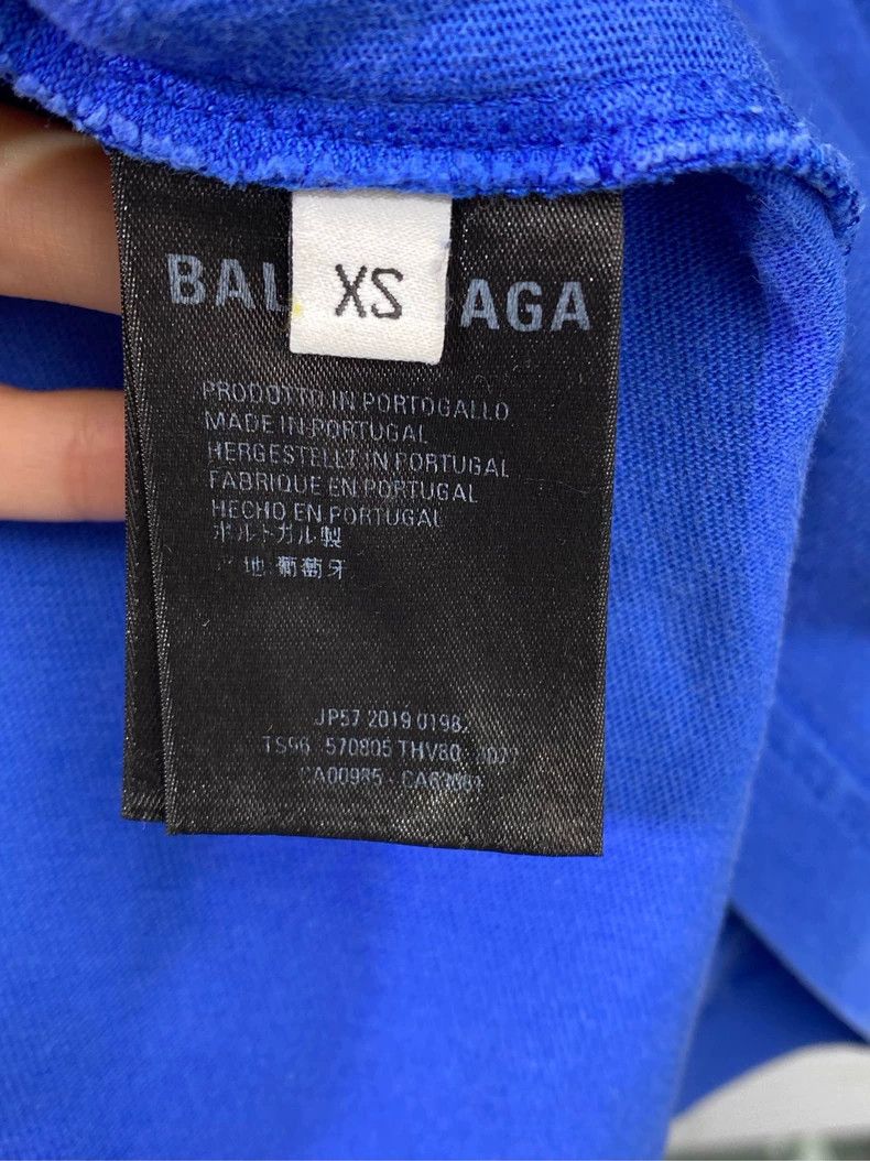 Balenciaga Balenciaga Short Sleeve T-Shirt with Back Lettering Print Size US XS / EU 42 / 0 - 7 Thumbnail