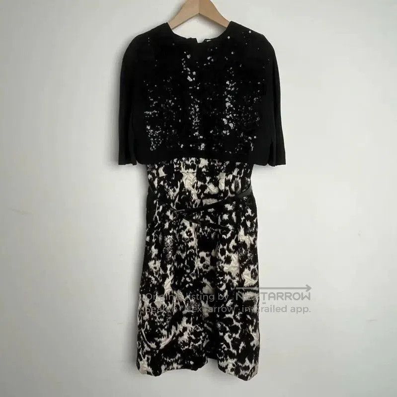 Dior Dior Black Summer Dress with Pattern . Size XS / US 0-2 / IT 36-38 - 1 Thumbnail