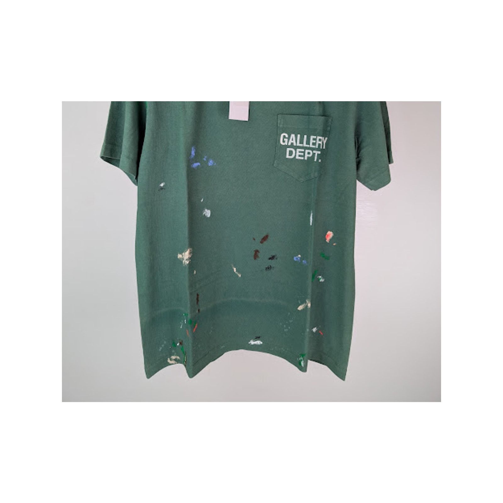 Gallery Dept. o1rshd1 Vintage Logo Painted T-Shirt in Green Size US XXL / EU 58 / 5 - 9 Thumbnail