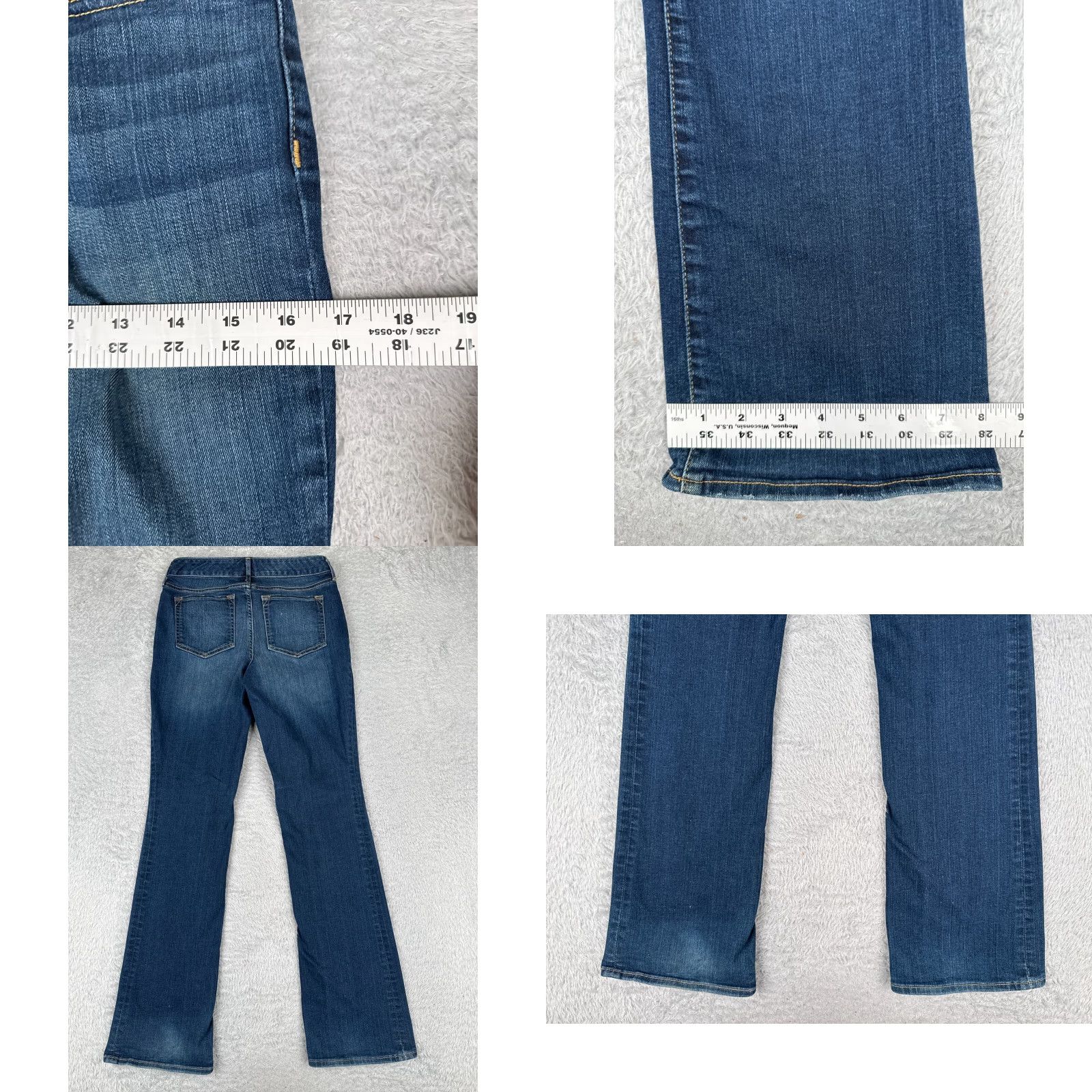 Eddie Bauer VINTAGE Eddie Bauer Jeans Womens 8 Blue Denim Slightly Curvy Bootcut Low Rise 27x31 Size 30" / US 8 / IT 44 - 9 Thumbnail