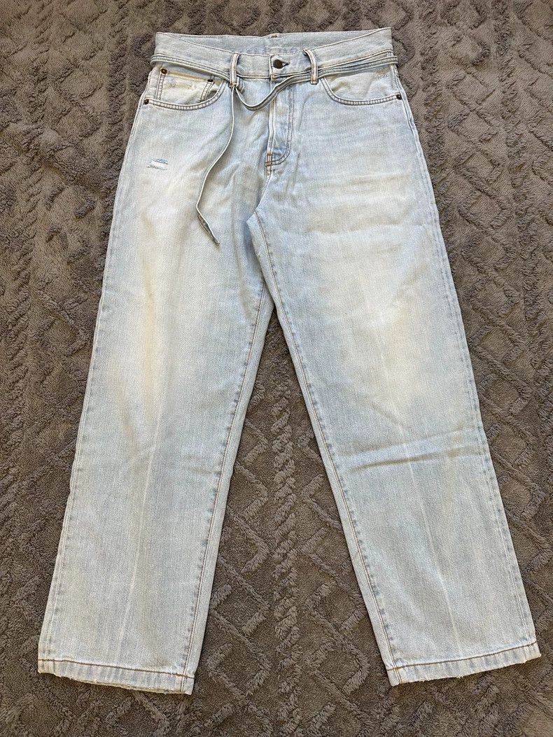 Acne Studios acne studios Lace-up wide-leg jeans 2502-Nextarrow Size US 32 / EU 48 - 1 Thumbnail